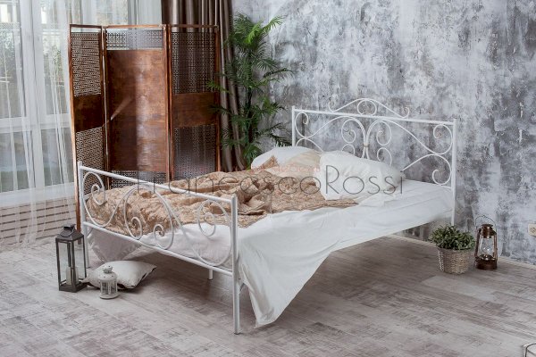 Кованая кровать Валенсия с 2 спинками (Francesco Rossi)